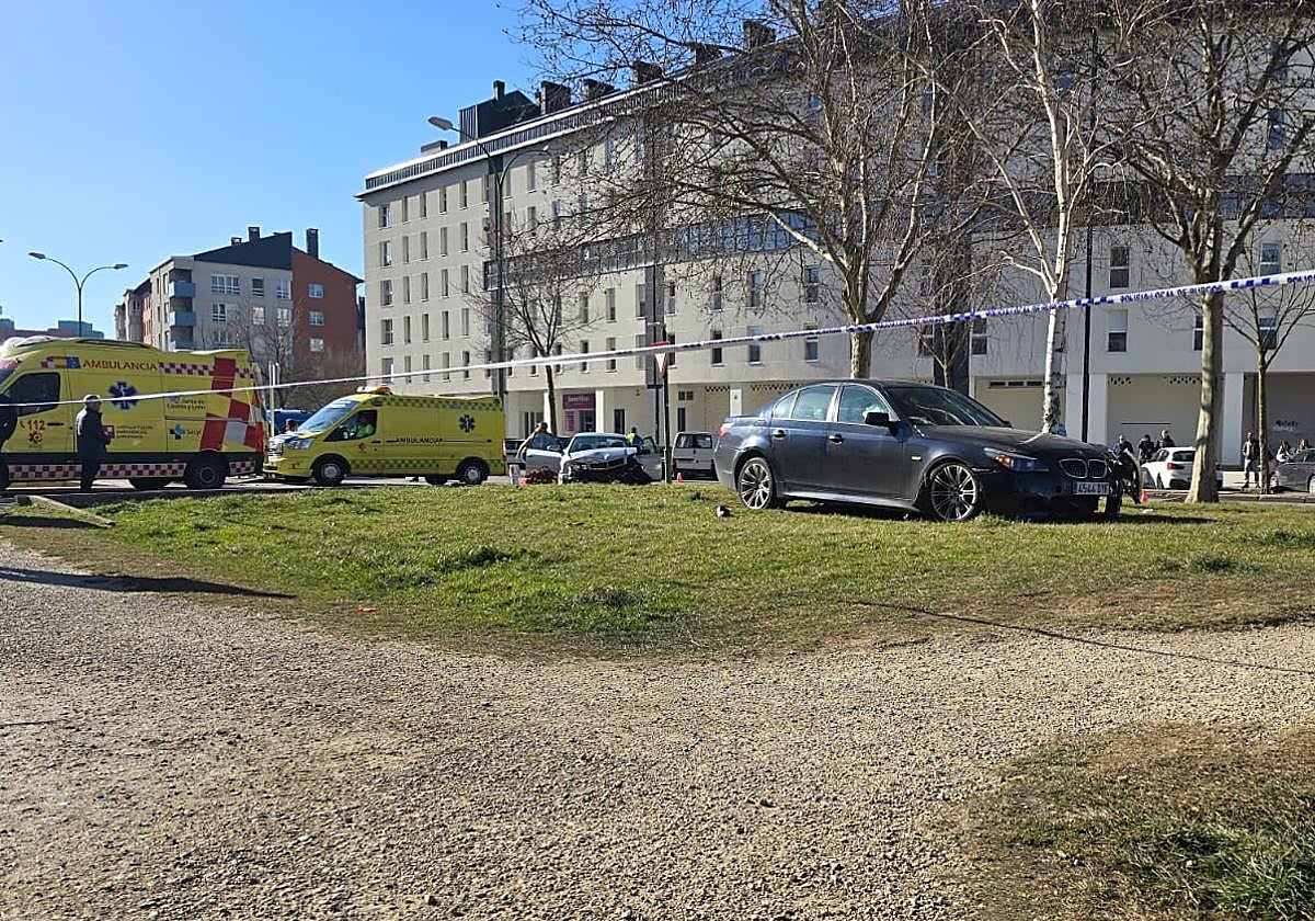 El accidente ha obligado a cortar temporalmente la circulación.