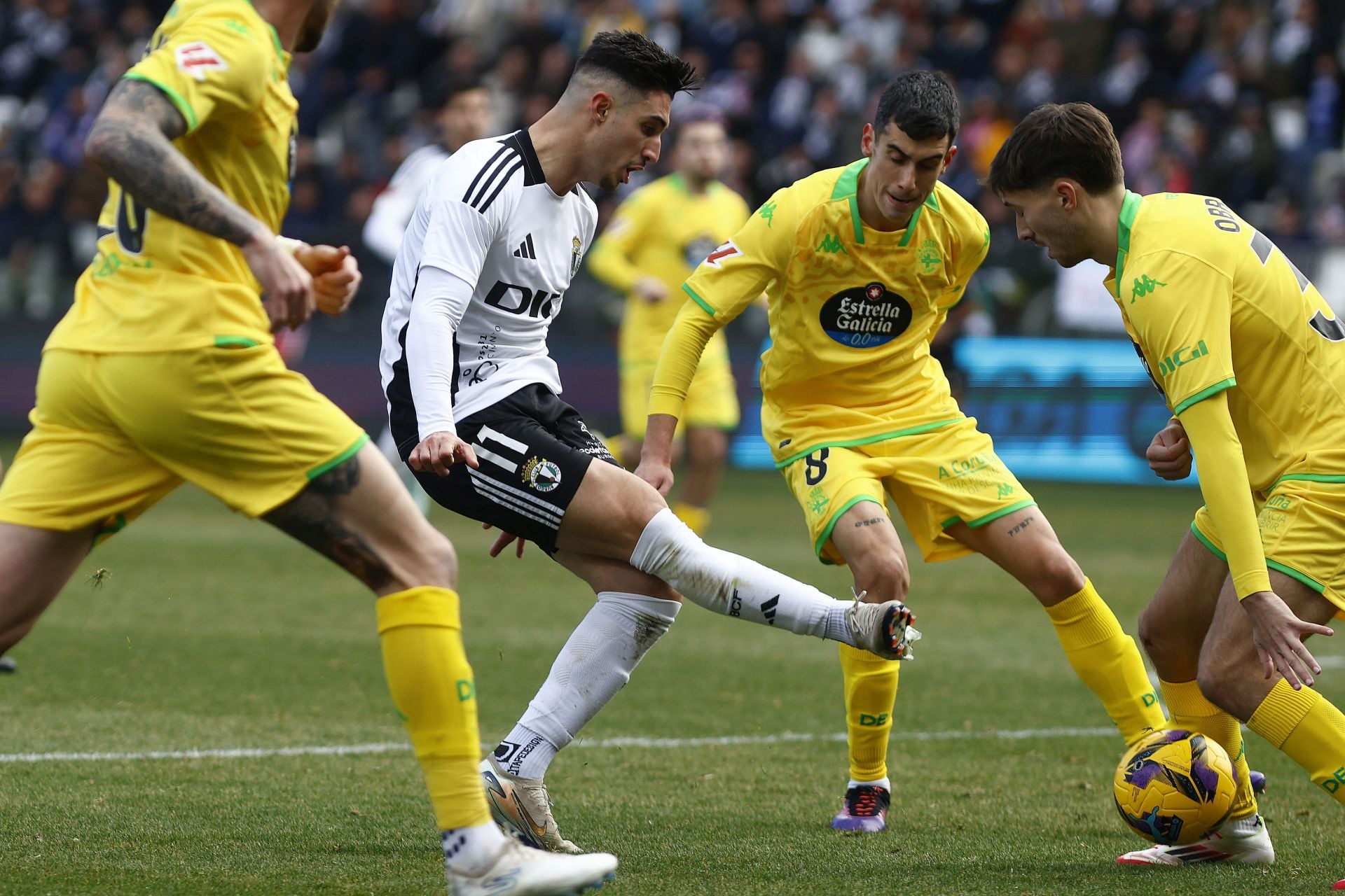 El Burgos CF cae derrotado por la mínima ante el Dépor