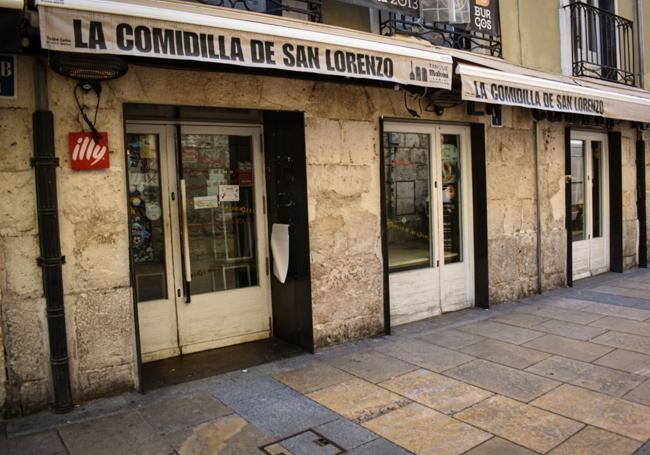 Fachada del local La Comidilla de San Lorenzo de Burgos