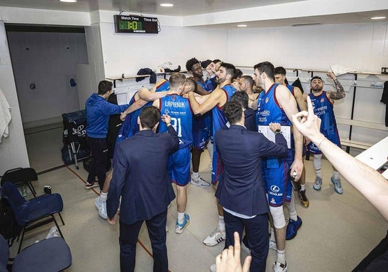 Jugadores del Silbö San Pablo Burgos .