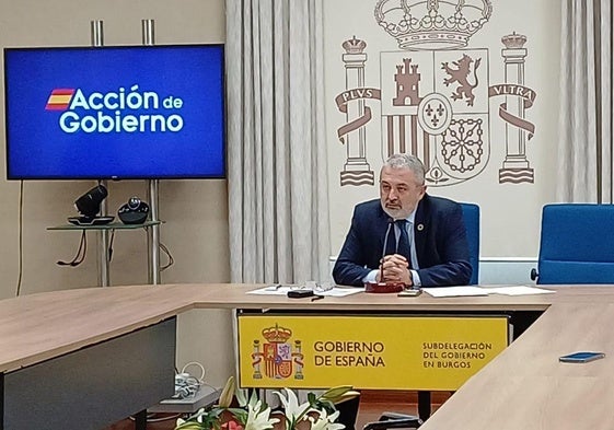 El subdelegado del Gobierno en Burgos, Pedro de la Fuente.