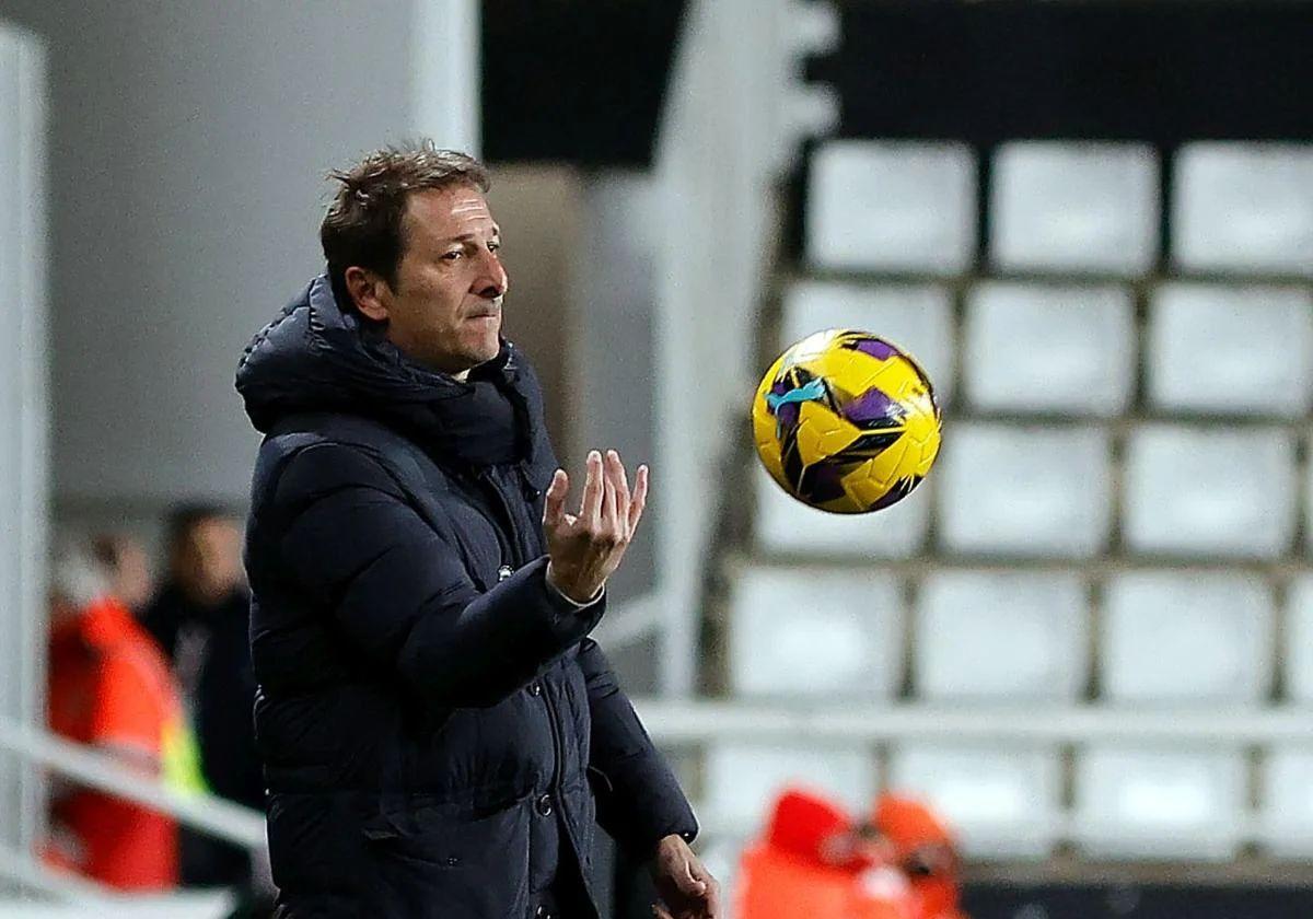 Ramis, el entrenador del Burgos CF.