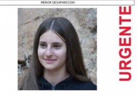 Imagen difundida por SOS Desaparecidos para intentar localizar a la menor.