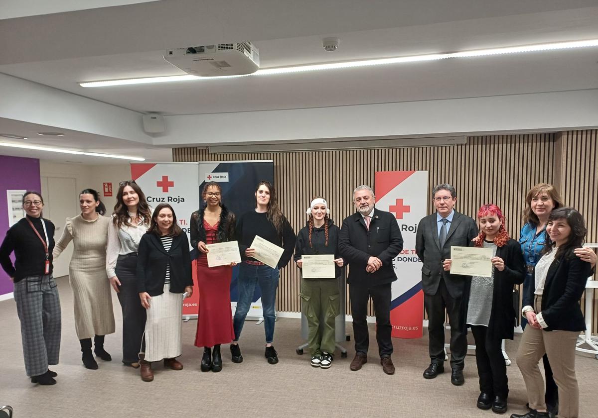 Foto del acto de clausura del programa TándEM, en el que ha participado el subdelegado del Gobierno, Pedro de la Fuente.