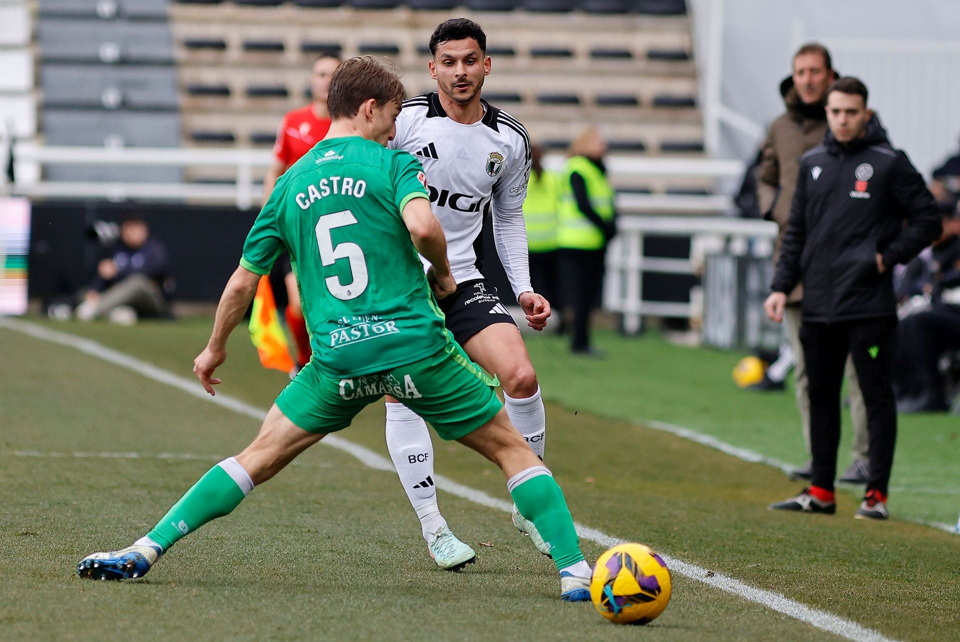 La victoria del Burgos CF al Racing, en imágenes