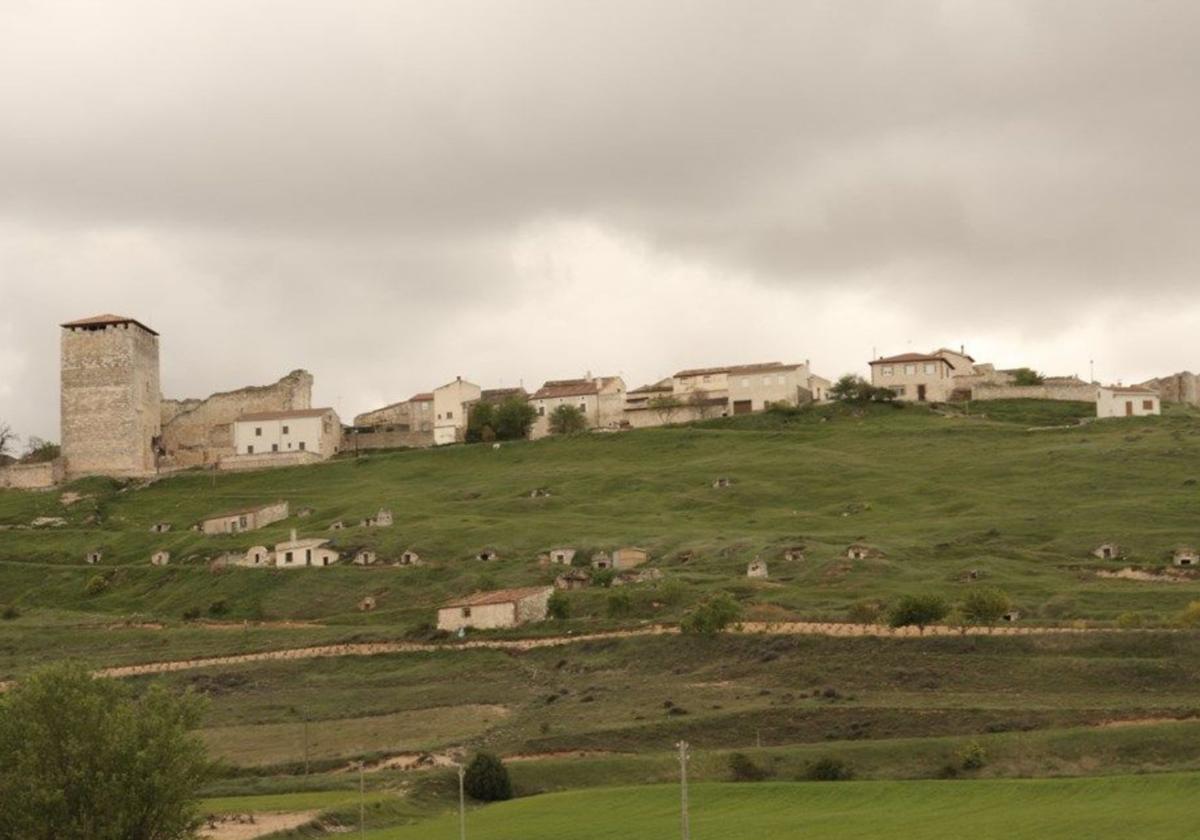 Vista de Haza, el pueblo de Burgos afectado.