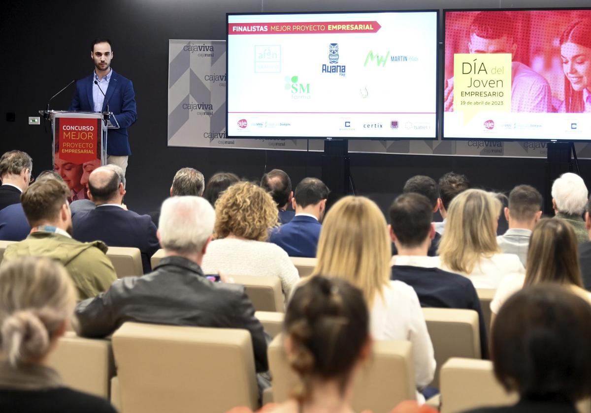 Celebración del Día del Joven Empresario en Burgos.