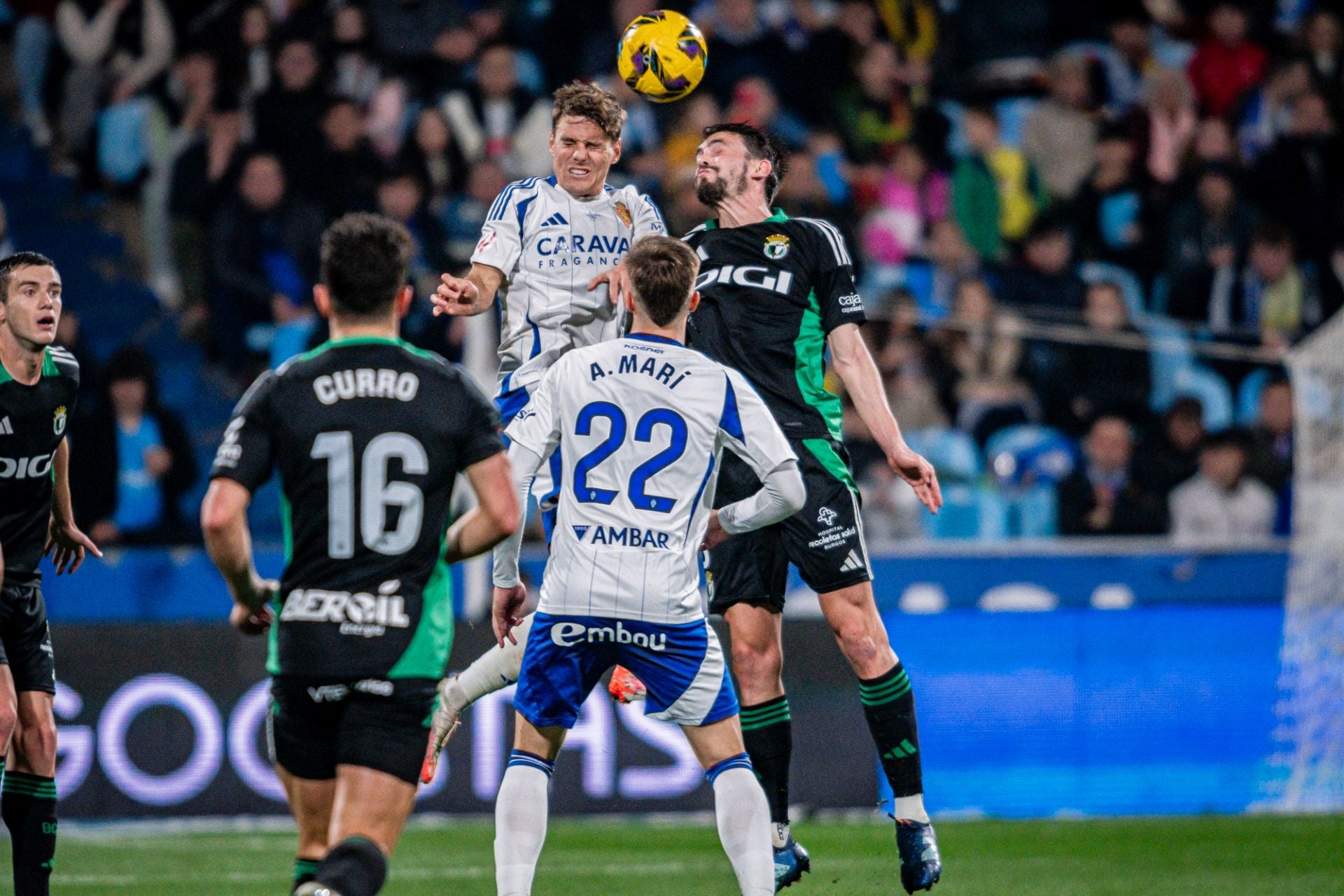 Las imágenes del encuentro entre el Real Zaragoza y del Burgos CF
