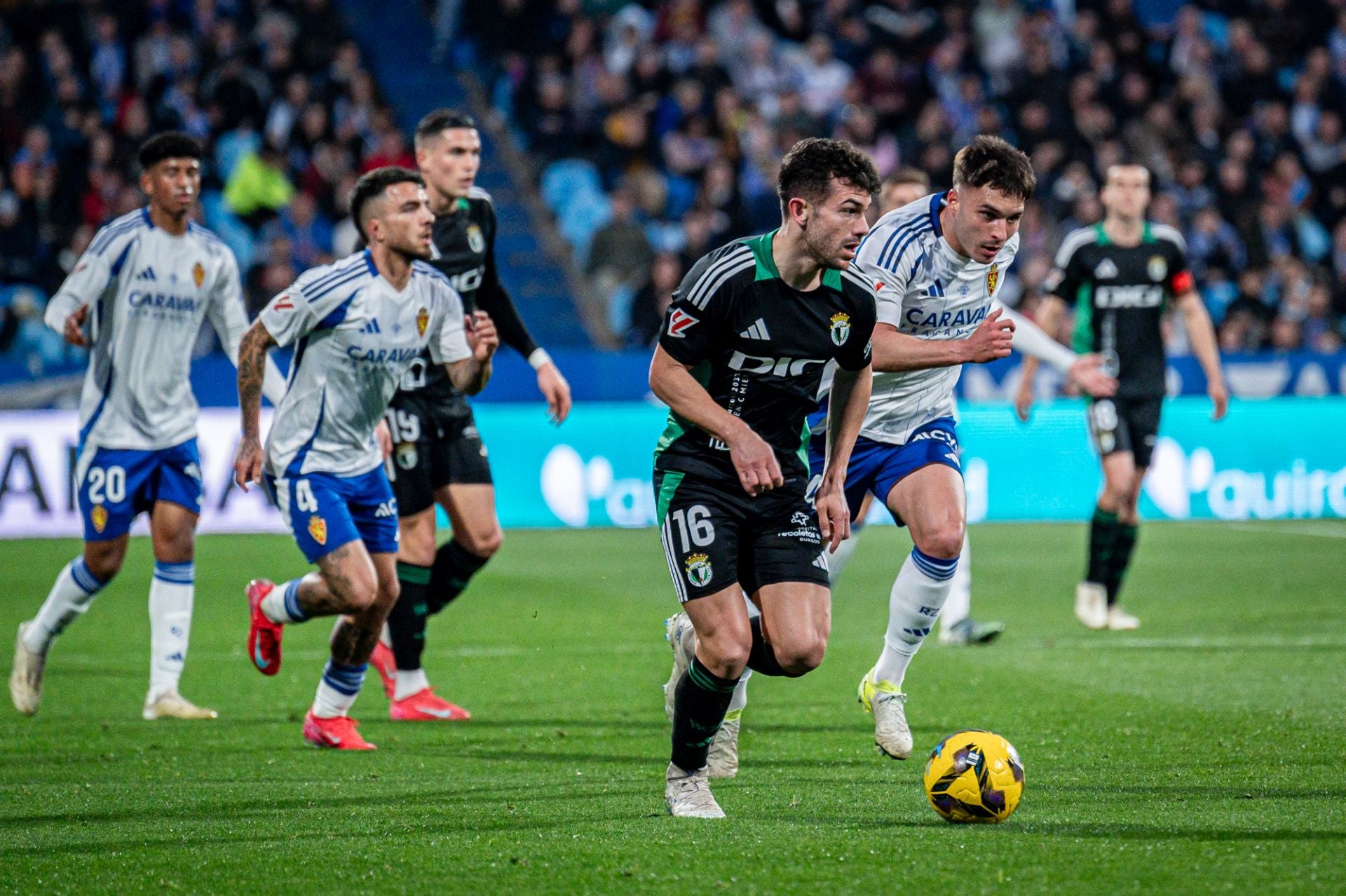 Las imágenes del encuentro entre el Real Zaragoza y del Burgos CF