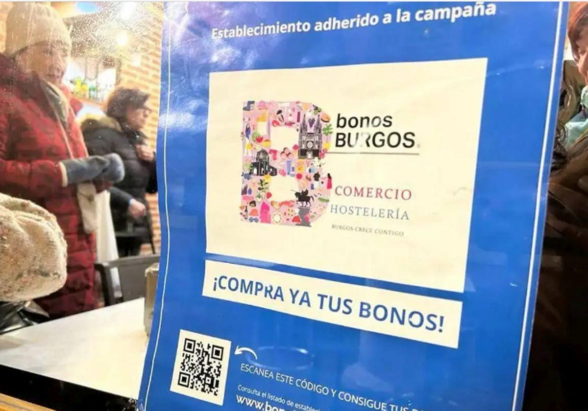 Campaña de bonos al consumo de una edición pasada, en Burgos.