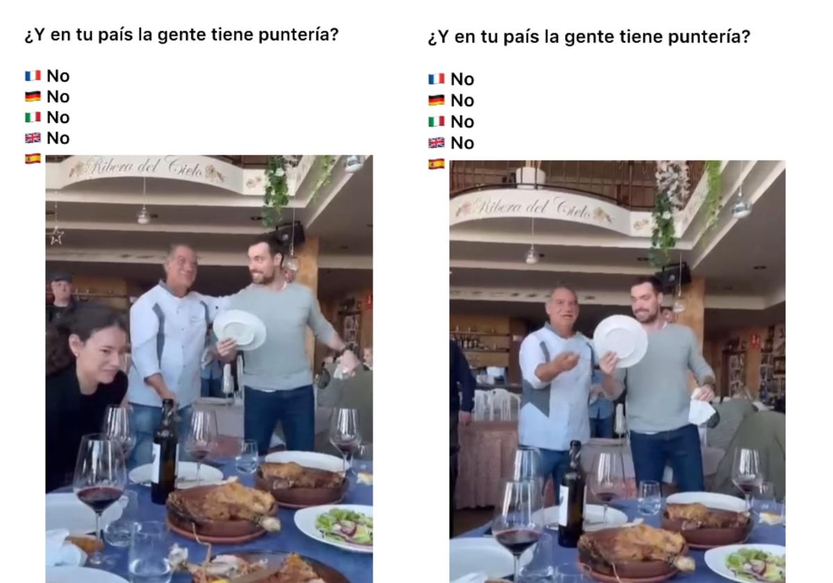 El vídeo grabado en el Asador Chuleta Balcón del Duero, en Roa de Duero.