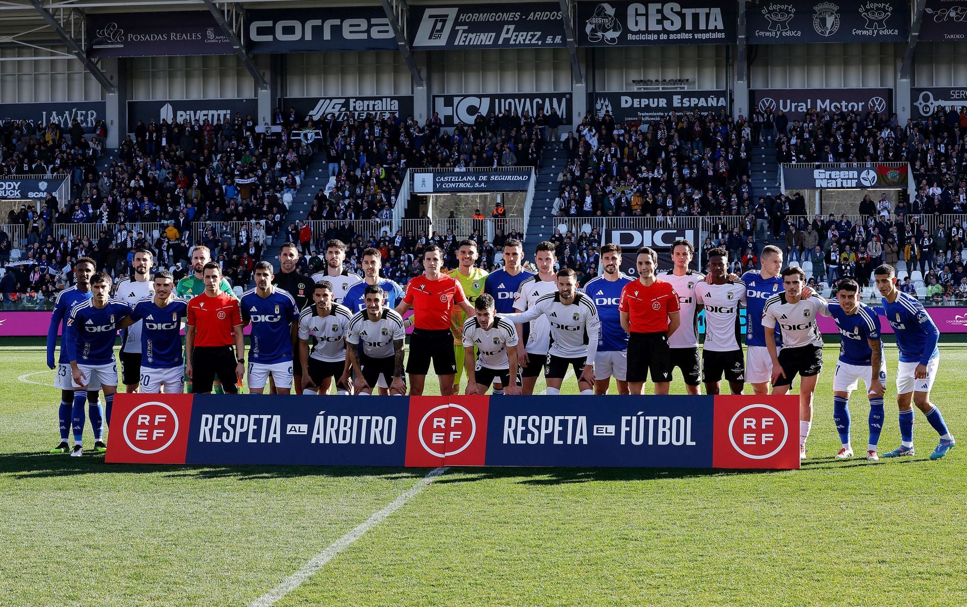El Burgos deja escapar los tres puntos de El Plantío frente al Real Oviedo