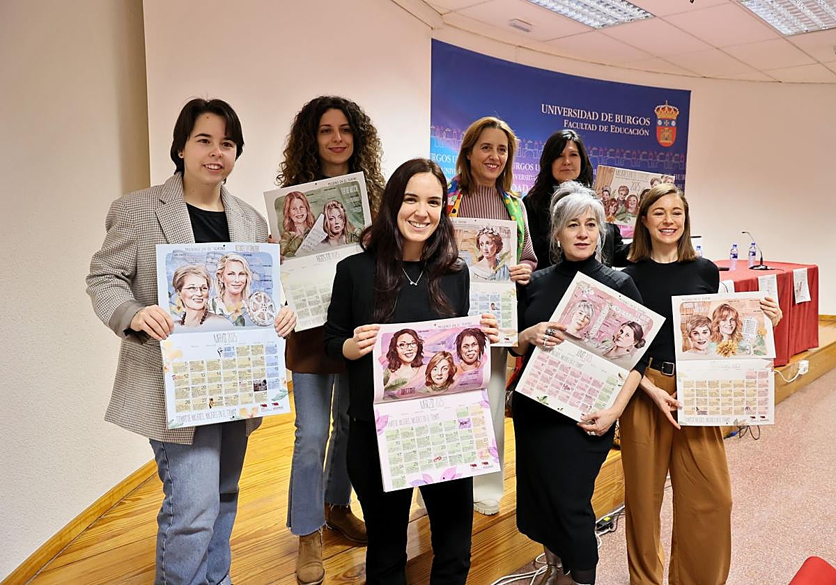 Presentación del calendario 'Tiempo de Mujeres, Mujeres en el Tiempo 2025'.