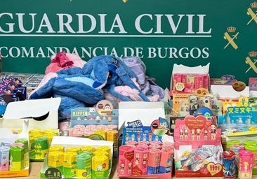 Requisan en un bazar de Burgos más de mil falsificaciones con un valor real de 31.500 euros
