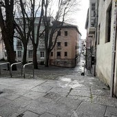Plaza de los Castaños, donde bajo su suelo estaba la iglesia de San Lorenzo, el Viejo.