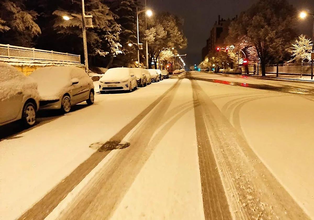 Se espera que esta madrugada nieve en buena parte de la provincia de Burgos.