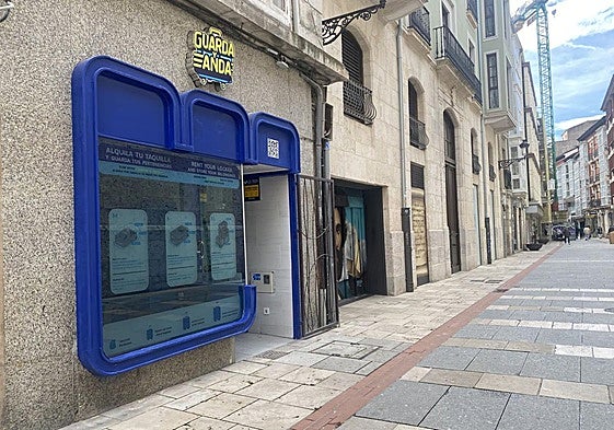 Fachada de la consigna Guarda y Anda de Burgos