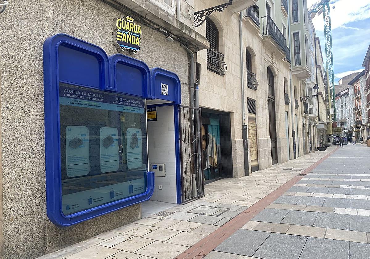 Fachada de la consigna Guarda y Anda de Burgos