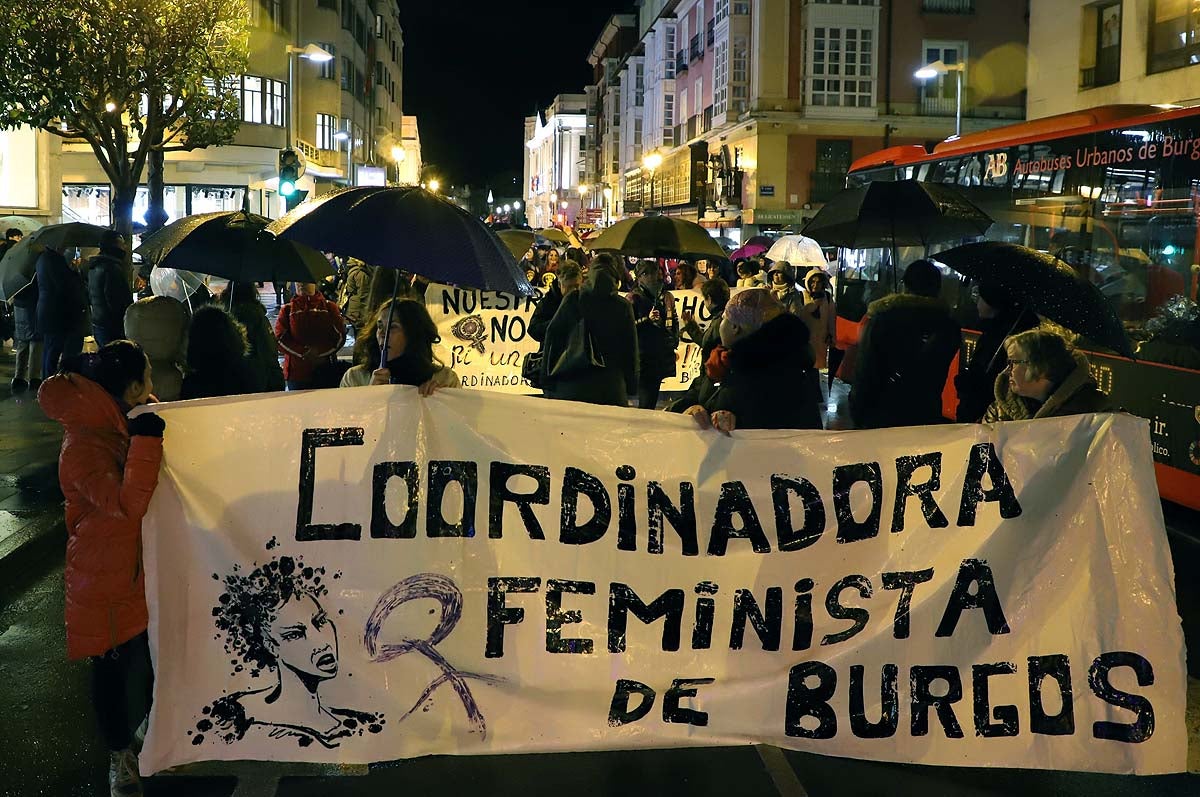 Así ha sido la manifestación del 8M en Burgos