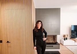 La interiorista burgalesa Eva Cuevas.