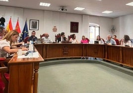 Pleno del Ayuntamiento de Aranda de Duero.