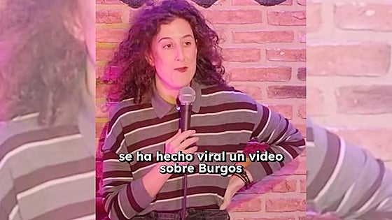 La cómica que ha hecho viral el frío de la capital: «Soy sueco y me da miedo ir a Burgos»