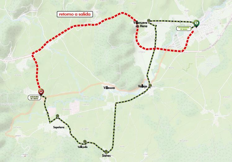 Recorrido de la etapa.
