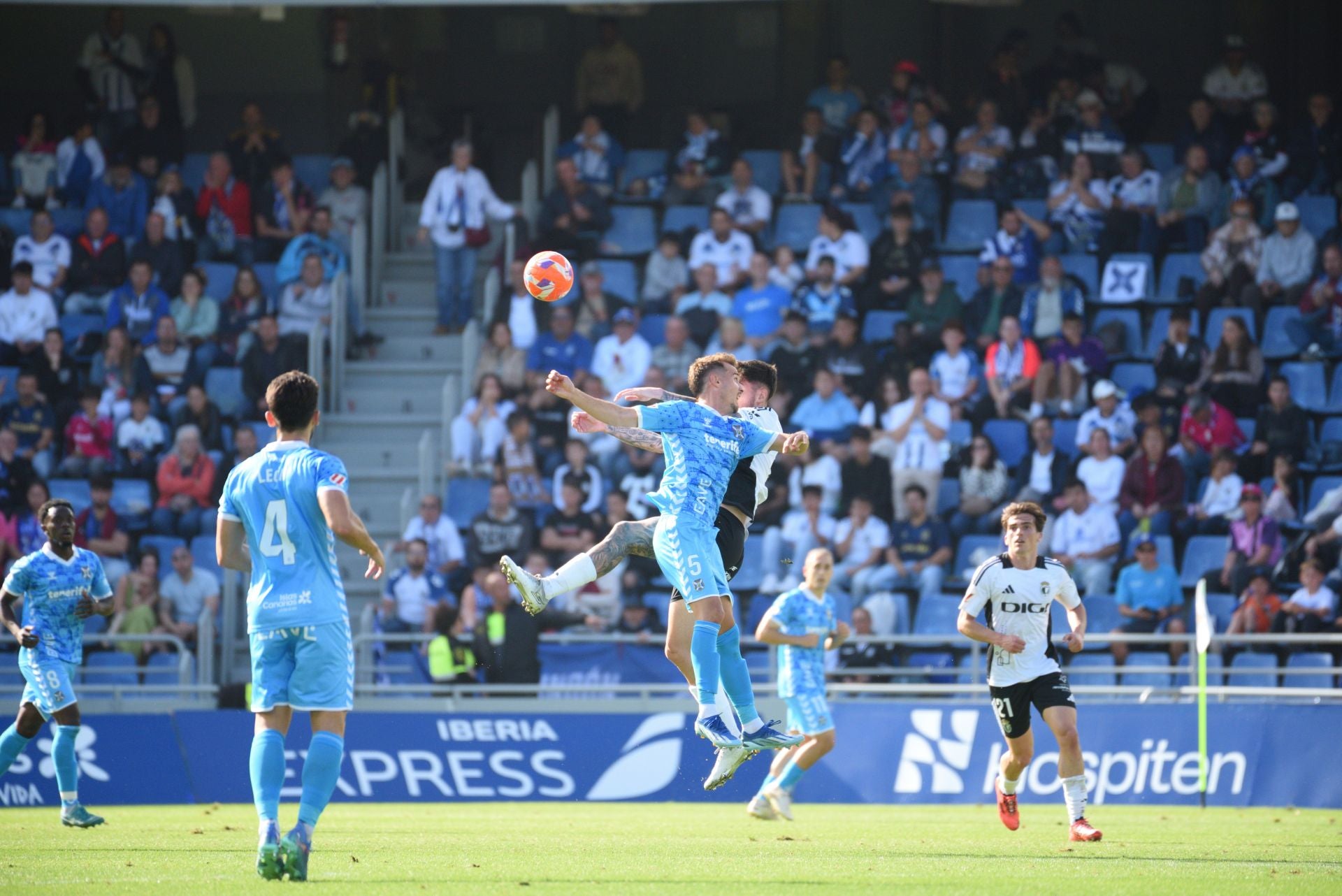 El empate del Burgos CF en Tenerife, en imágenes