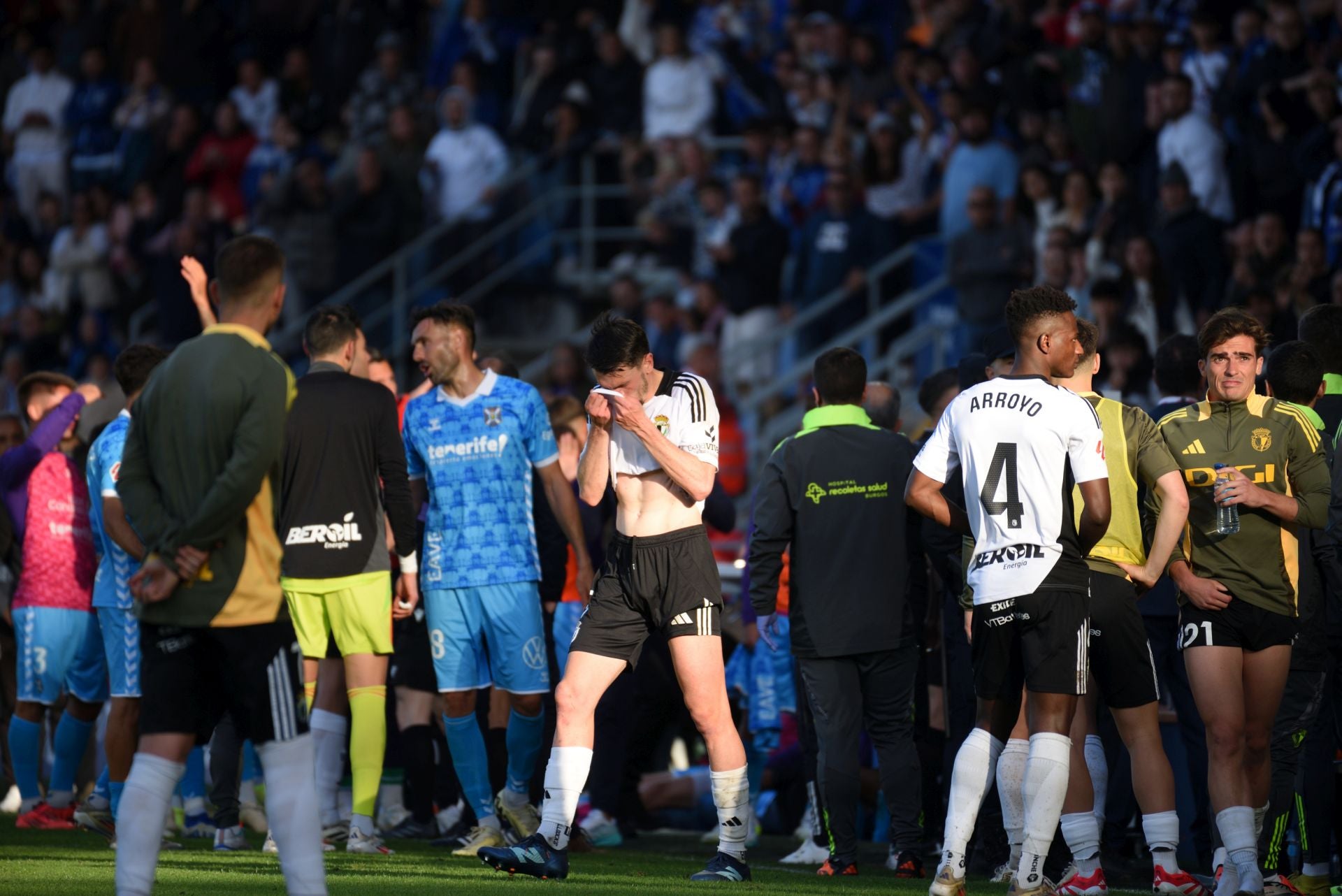 El empate del Burgos CF en Tenerife, en imágenes