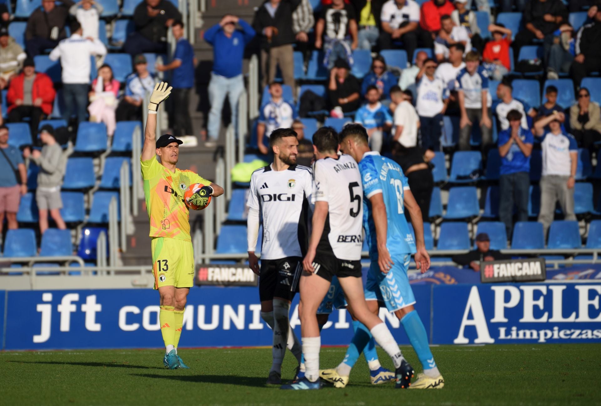 El empate del Burgos CF en Tenerife, en imágenes