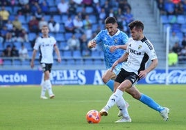 Curro, en un momento del encuentro.