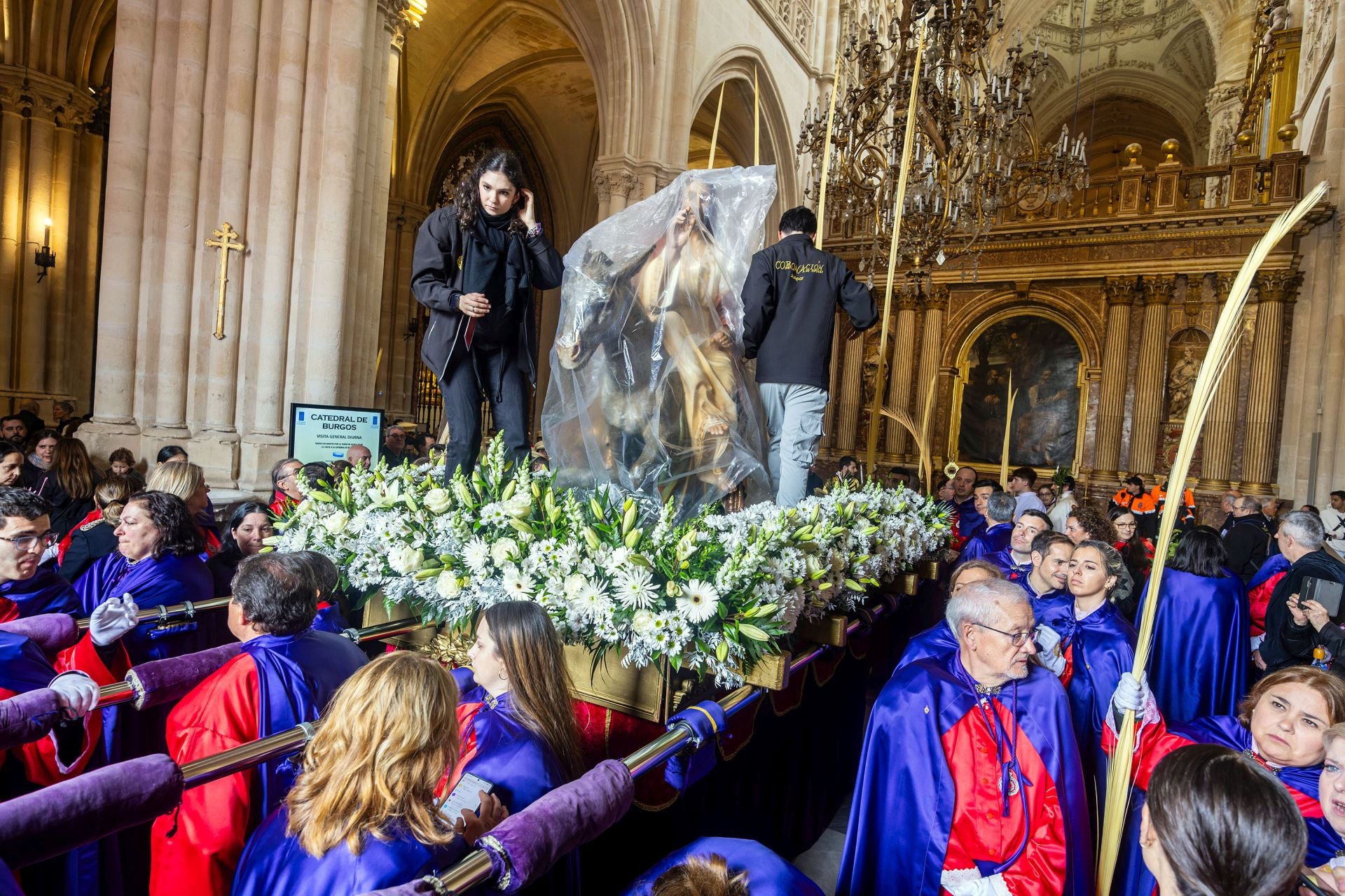 La procesión de la Borrquilla de Burgos, en imágenes
