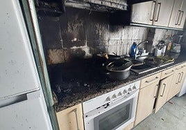 Cocina de la vivienda de la calle Amaya