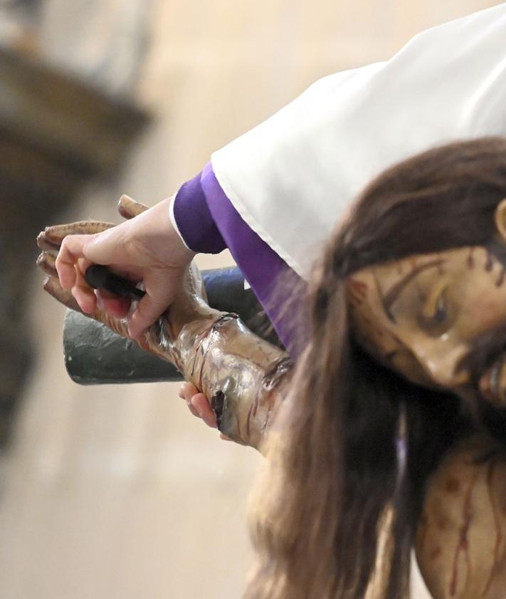 Imagen secundaria 2 - El Desenclavo en el interior de la Catedral de Burgos.