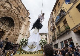 Bajada del Ángel en Aranda de Duero.