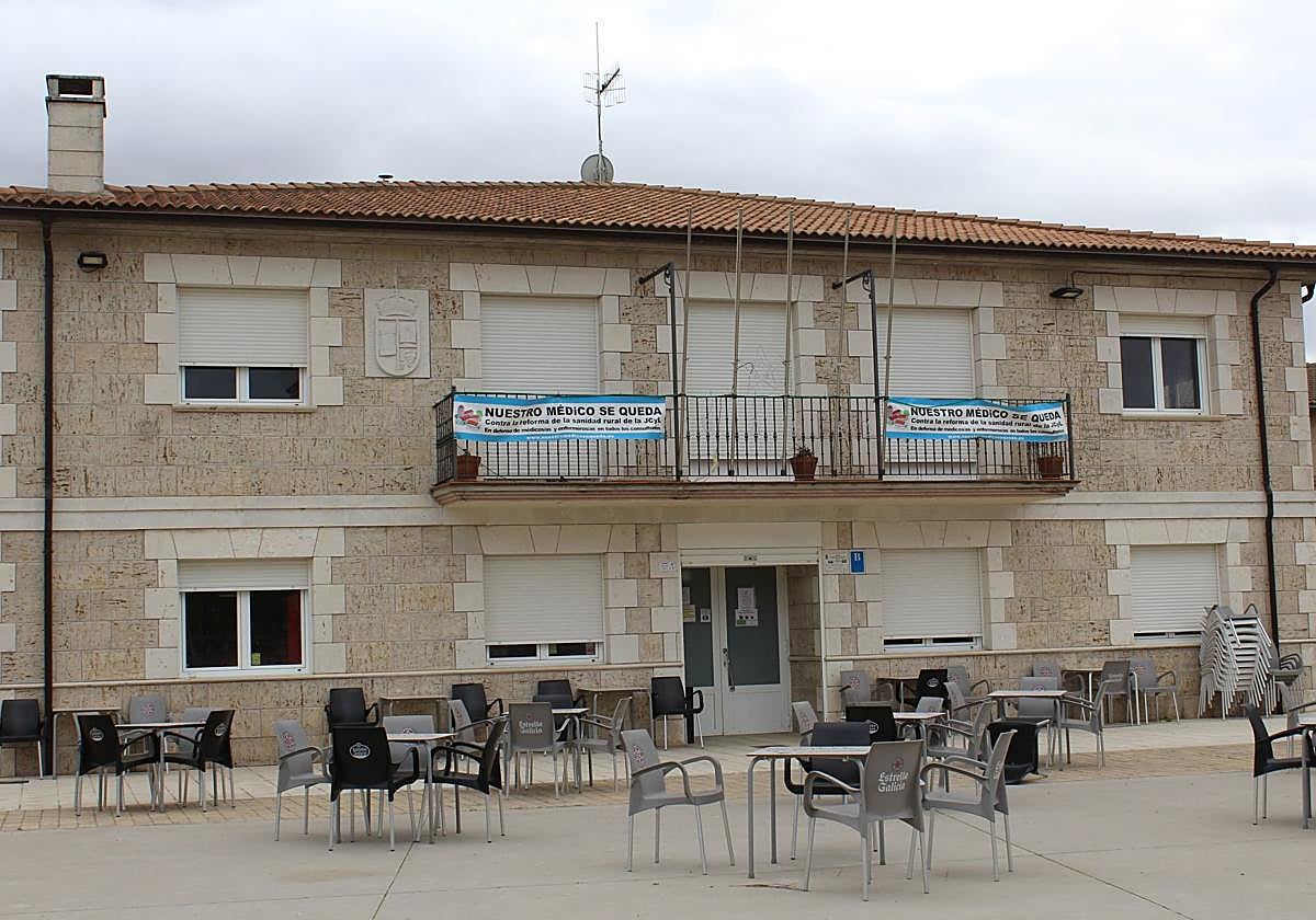 Vista del bar de Mazuelo de Muñó, en Burgos.