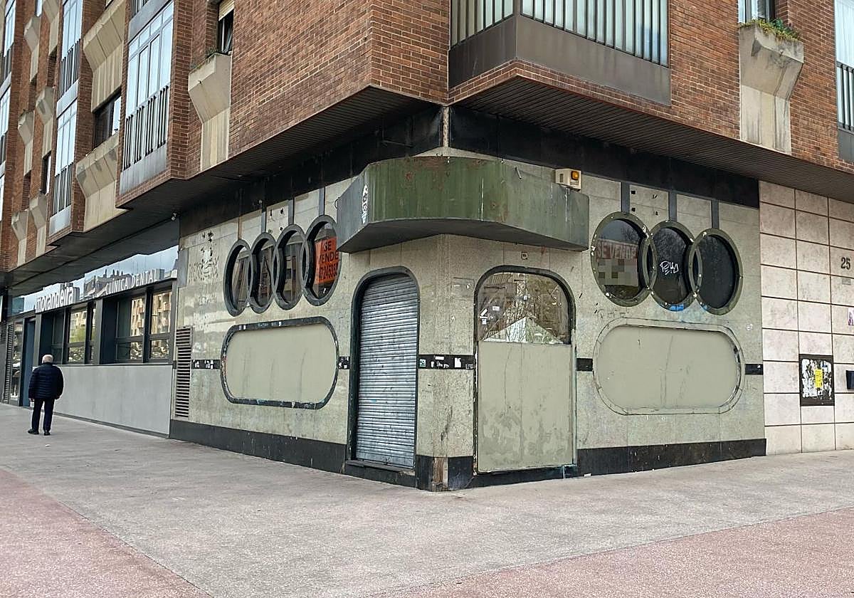 Local de la avenida del Arlanzón que se va a subastar.