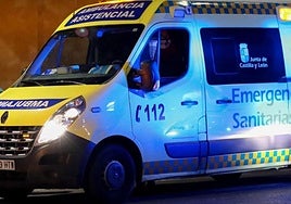 El varón ha sido trasladado al hospital de Burgos.