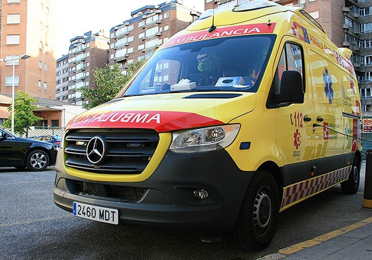 El motorista ha sido trasladado al HUBU.