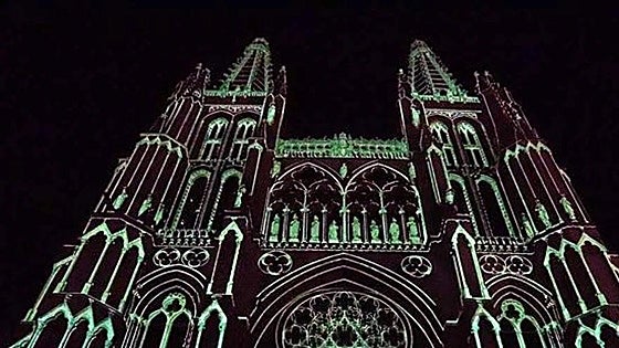 La gran marioneta que paseará entre la Catedral y la Evolución en la Noche Blanca de Burgos