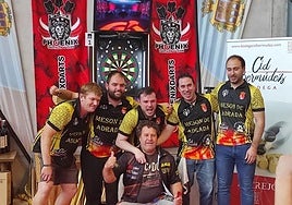 Los seis burgaleses que quedaron en primera posición en el campeonato.