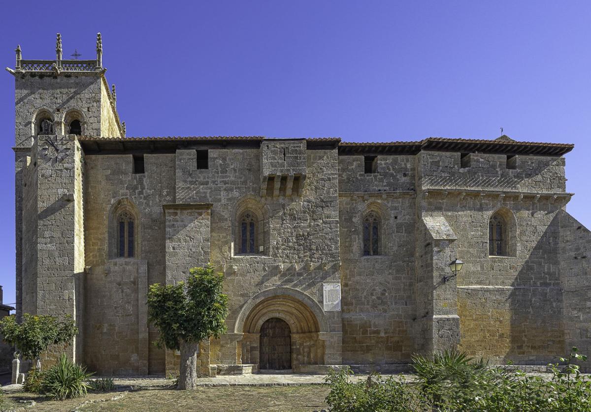 Exterior de la La iglesia de Santa Eugenia de Villegas