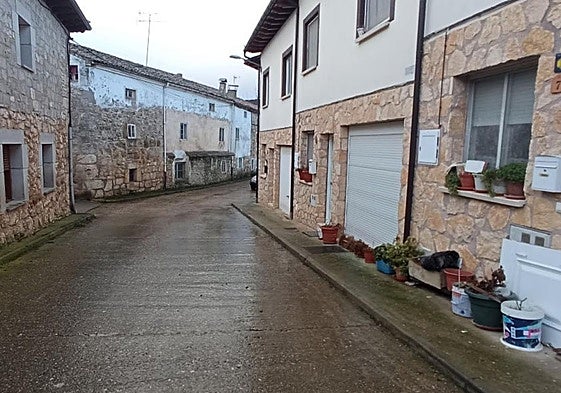 Imagen de una calle de la localidad de Atapuerca.