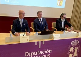Presentación del convenio firmado entre la Diputación de Burgos y la Universidad de Burgos.