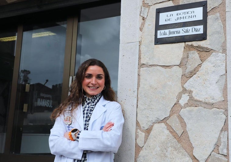 La farmacéutica de Santa María del Campo, en Burgos.