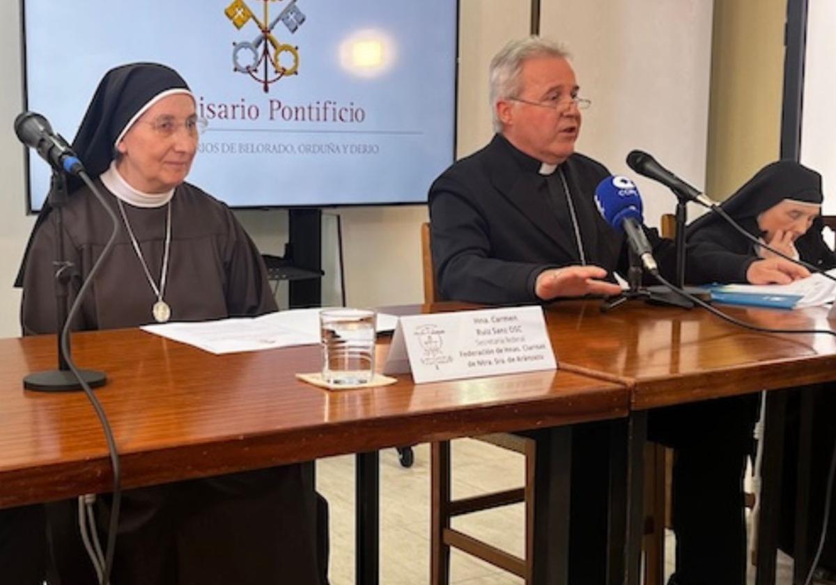 Iceta desea que la monja a la que echaron de Belorado regrese y que las mayores reciban atención católica