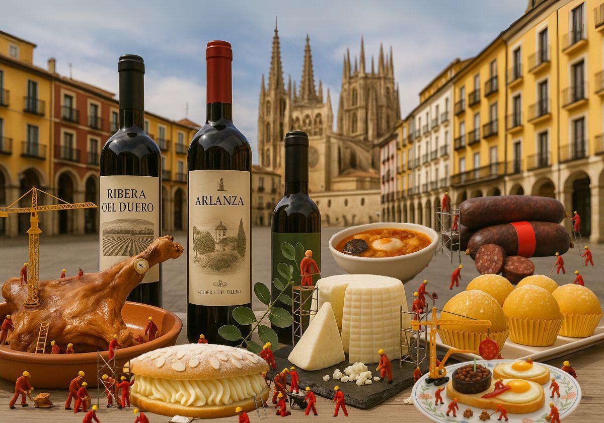 Los platos más típicos de Burgos que la IA transforma en gigantescos