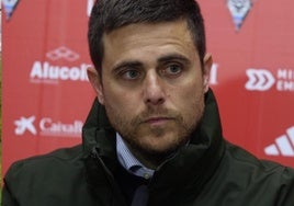 Alessio Lisci, técnico del Mirandés tras el partido.
