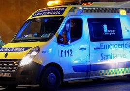Ambulancia del Sacyl.