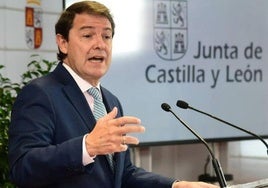 Alfonso Fernández Mañueco, presidente de la Junta de Castilla y León.